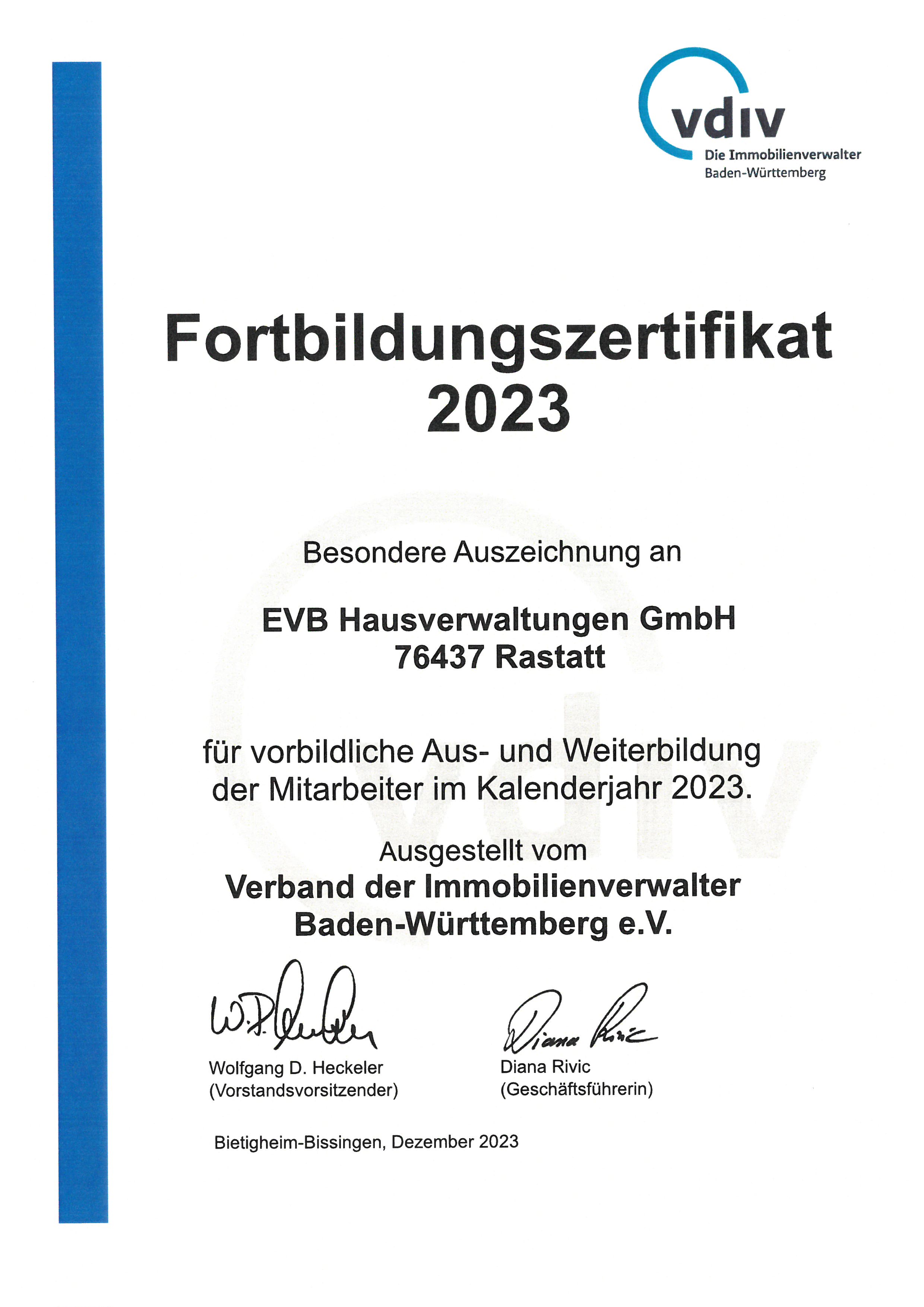 EVB Fortbildung 2023